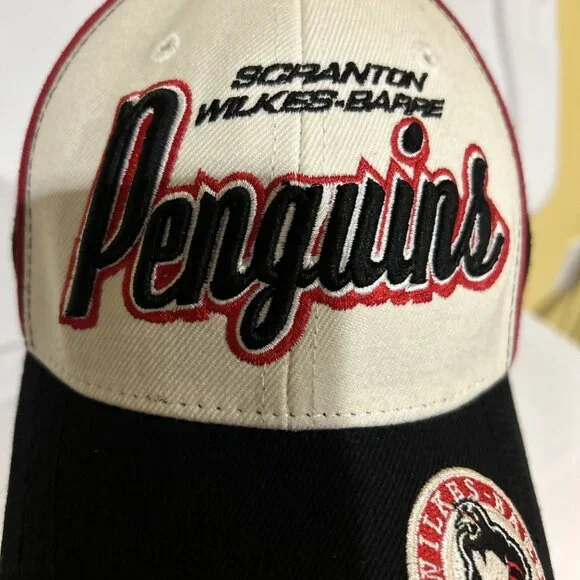 Scranton Wilkes-Barre Penguins Strapback Hockey Reebock Hat Cap Vintage
